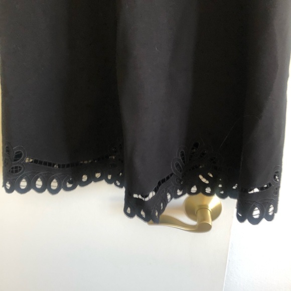 Ted Baker Verony Embroidered Skater Dress in Black - Picture 14 of 16